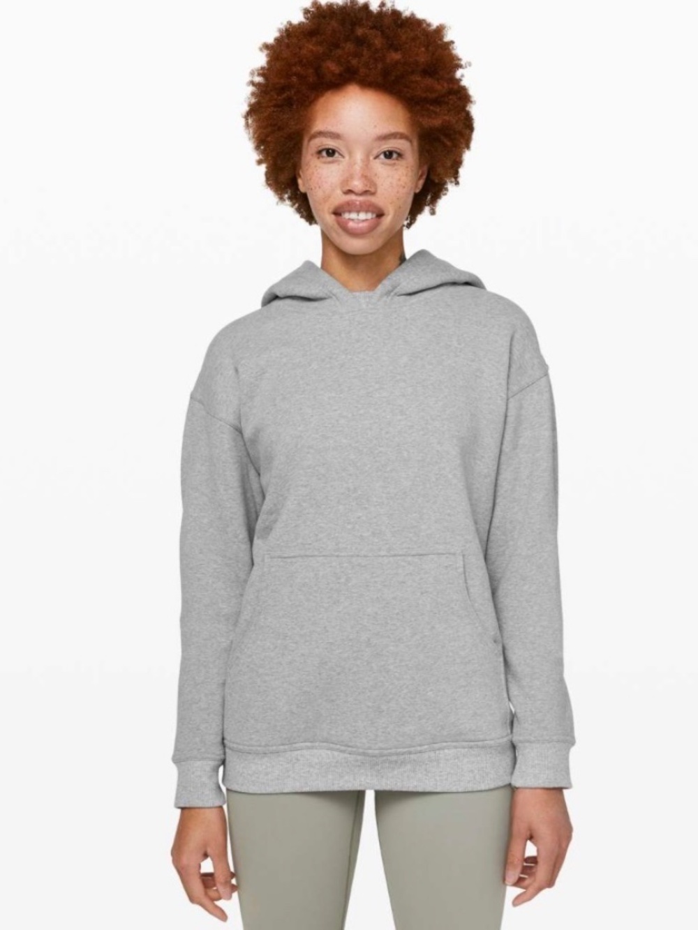 Lululemon All Yours Hoodie | Heathered Core Light Grey / Silver Drop | Size 4